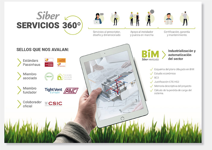 Industrialización y automatización, las dos prioridades de Siber en el sector de la ventilación