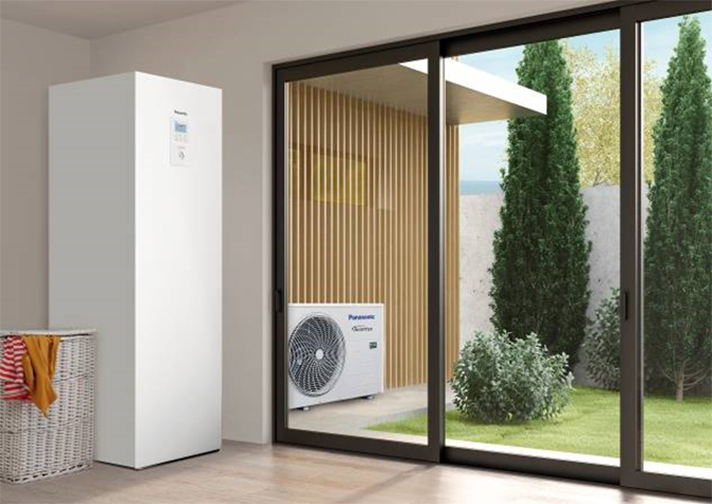 Aquarea All in One es un sistema de climatización que utiliza energías renovables 