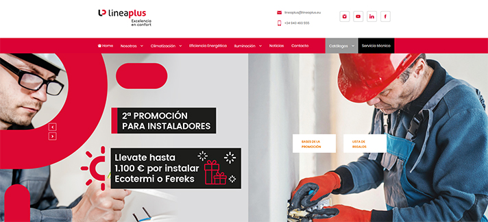 Las bases de la promoción están disponibles en la web https://lineaplus.eu/