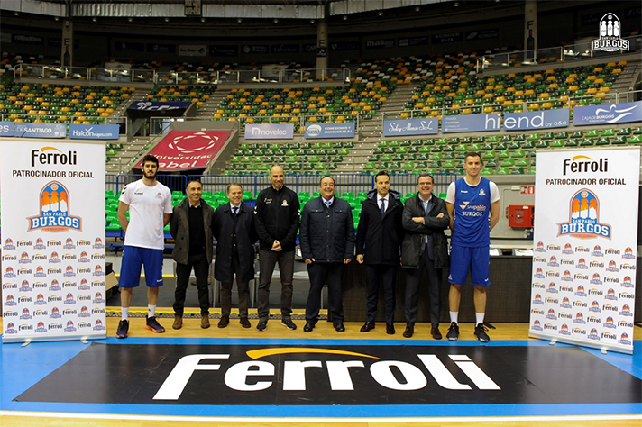 Ferroli será patrocinador oficial del Club Baloncesto San Pablo Burgos