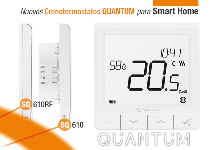 Esta nueva línea de termostatos se caracteriza por un diseño ultrafino