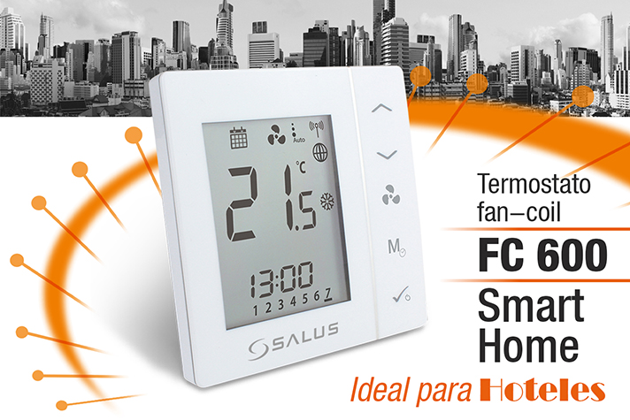 La instalación de los termostatos Salus FC 600 es tan sencilla como la de un termostato sin comunicación