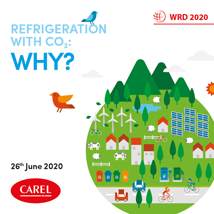 La campaña de Carel en apoyo del Día Mundial de la Refrigeración gira en torno a los refrigerantes naturales