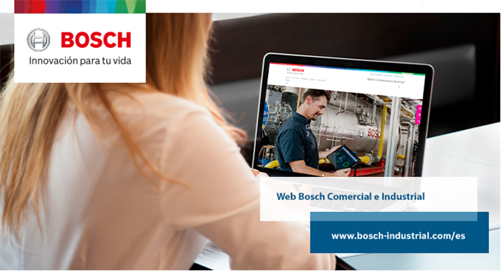Esta nueva web corporativa del área Comercial e Industrial de Bosch Termotecnia se adapta a las necesidades del nuevo consumidor digital 