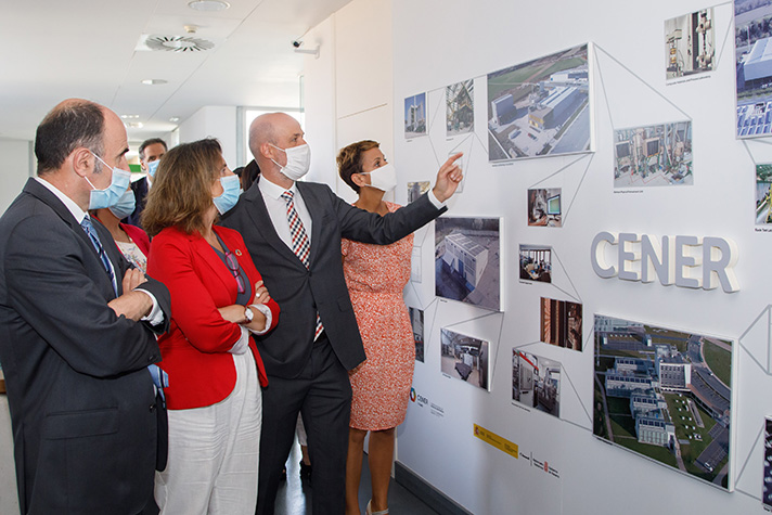 La ministra Teresa Ribera visitó el CENER, “un referente clave para el despegue de la energía eólica a nivel mundial y para la innovación en materia de transición energética”