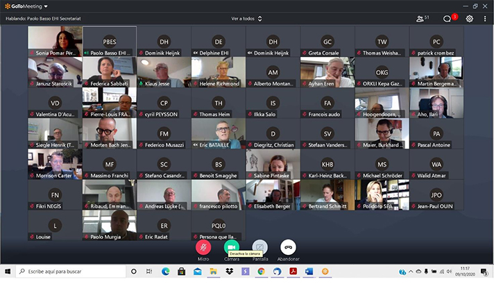 La Asamblea General de la Asociación Europea (EHI), celebrada en formato virtual
