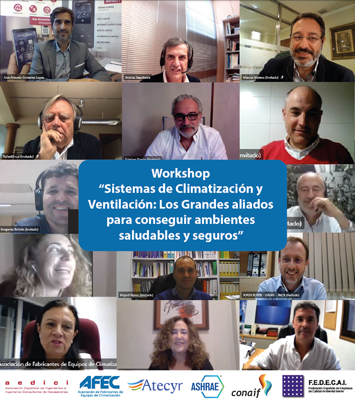 Conclusiones Workshop “Sistemas de Climatización y Ventilación: los Grandes aliados para conseguir ambientes saludables y seguros”