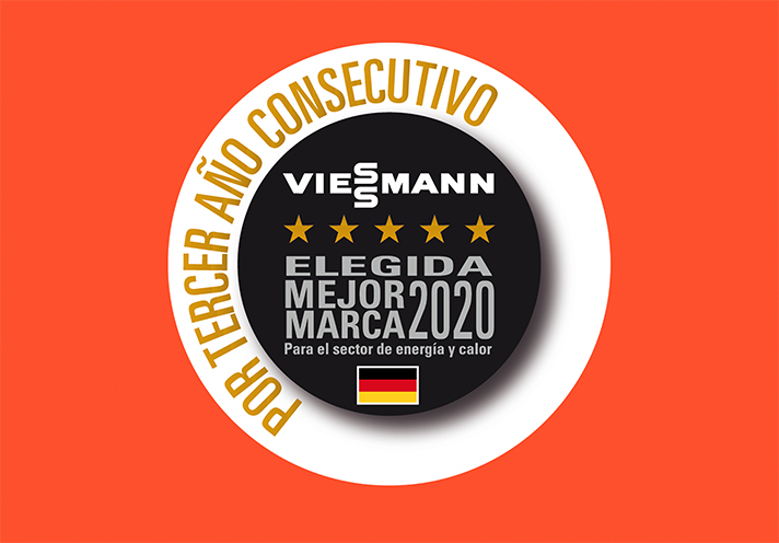 Viessmann ha resultado elegida mejor marca en la categoría de energía y calor