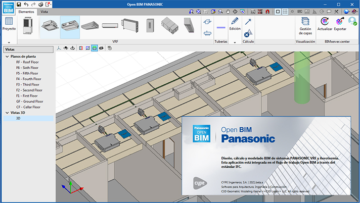 Esta nueva aplicación, integrada en el flujo de trabajo Open BIM a través de la plataforma BIMserver center, permite la selección de los equipos del fabricante 