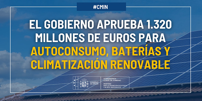 Estas actuaciones permitirán construir 1.850 MW renovables, incluyendo calefacción y refrigeración en más de 40.000 viviendas