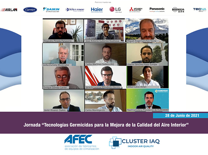 La jornada organizada por AFEC y el Cluster IAQ ha sido el escenario para dar a conocer los avances tecnológicos que contribuyen a mejorar la calidad del aire interior