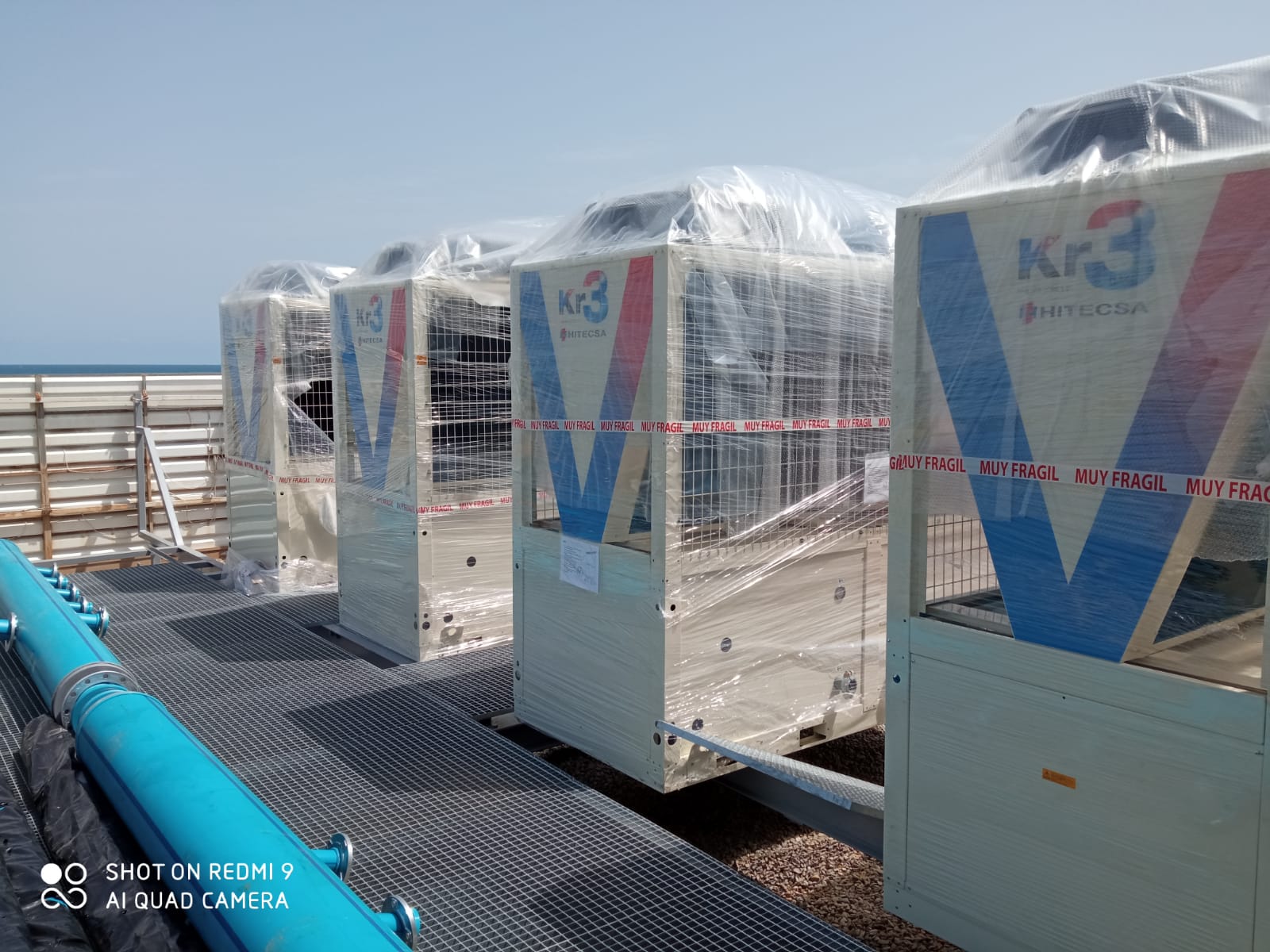 Las Bombas de Calor Aire-Agua HITECSA Kr3B, con refrigerante R32, han sido elegidas por el Hospital valenciano de La Malvarrosa