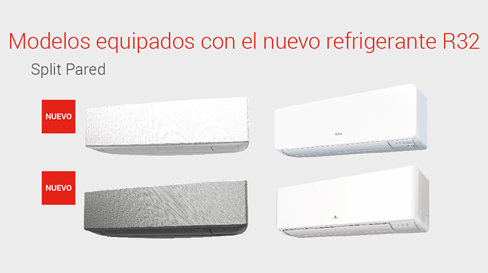 La gama de Multi-Splits de Fujitsu utiliza el nuevo gas refrigerante R32