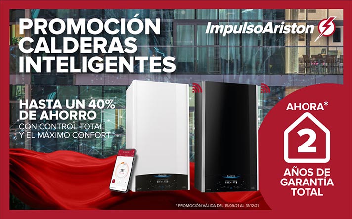 Aprovecha el Impulso Ariston con la Serie One, y gana hasta 800 € en tu tarjeta monedero