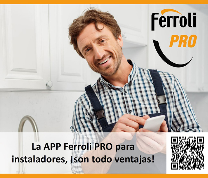 Con la App Ferroli Pro ganan tanto instaladores como clientes