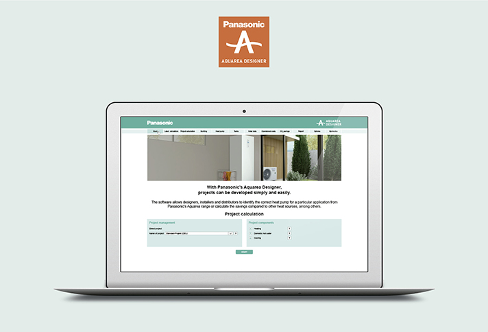 Aquarea Designer es muy útil para diseñar y localizar rápidamente los sistemas de bomba de calor Aquarea de Panasonic