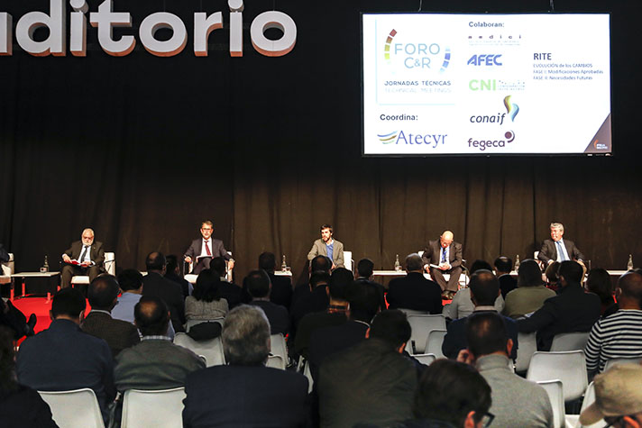 En el encuentro, desarrollado en el Foro C&R, participaron representantes de las principales asociaciones de climatización y refrigeración 