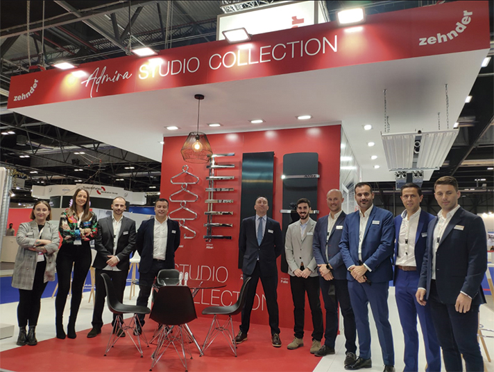 El equipo de Zehnder Group Ibérica, en la feria C&R 2021