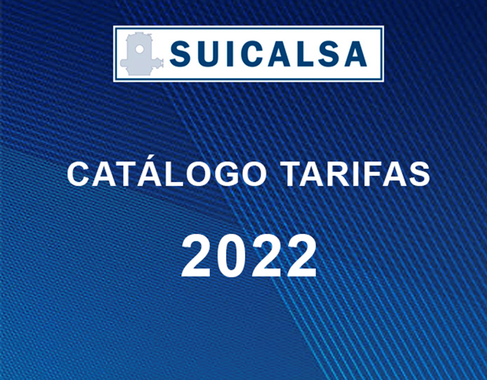 Catálogo Tarifa 2022 de Suicalsa