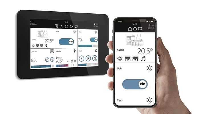 El nuevo Smart Panel 8 de JUNG está indicado para todo tipo de instalaciones KNX en viviendas, comercios, oficinas u hoteles, entre otros