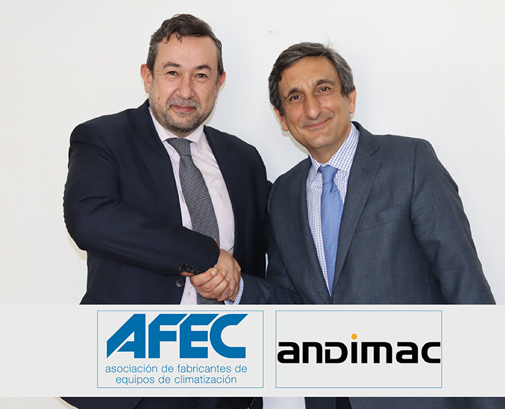 AFEC y ANDIMAC apoyarán el mercado de climatización en el marco de las ayudas europeas a la rehabilitación