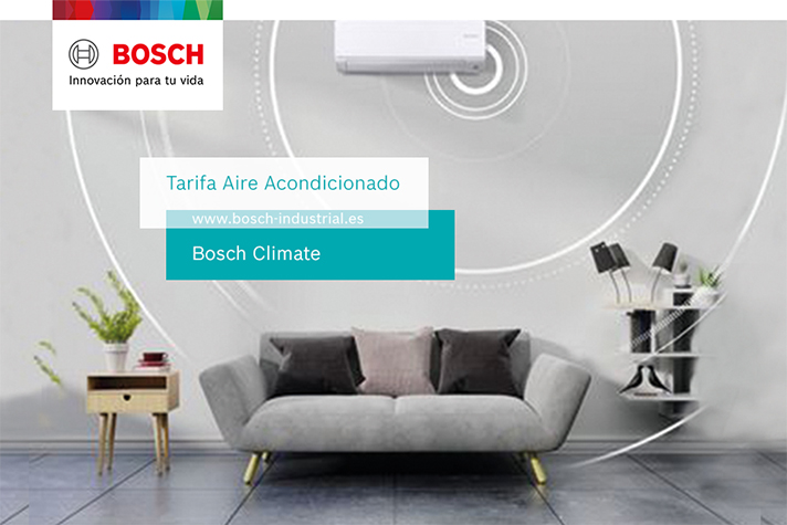 La nueva tarifa de Aire Acondicionado de Bosch entra en vigor el próximo 15 de marzo. 