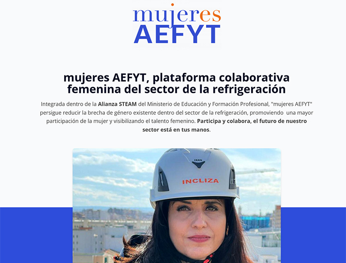 AEFYT lanza la plataforma colaborativa “Mujeres AEFYT” con el objetivo de reducir las desigualdades de género en el sector del frío y sus tecnologías
