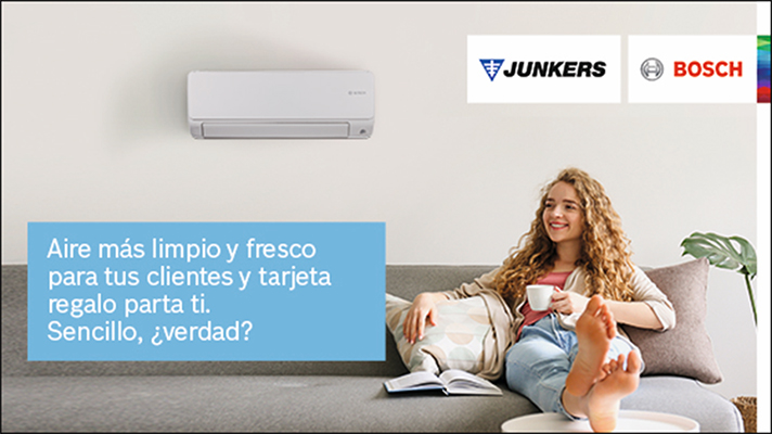 Junkers Bosch lanza una nueva campaña de sus equipos de climatización