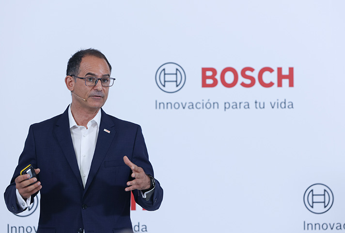Bosch España tuvo un crecimiento positivo en 2021, según explicó Javier González Pareja, presidente del Grupo Bosch para España y Portugal