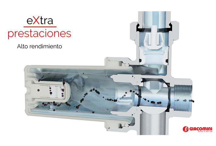 Extracompacto y con un gran rendimiento: elimina todas las impurezas en una instalación de climatización