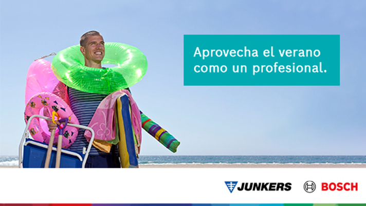 La nueva campaña de Junkers Bosch quiere incentivar la apuesta de los profesionales por los calentadores y termos eléctricos