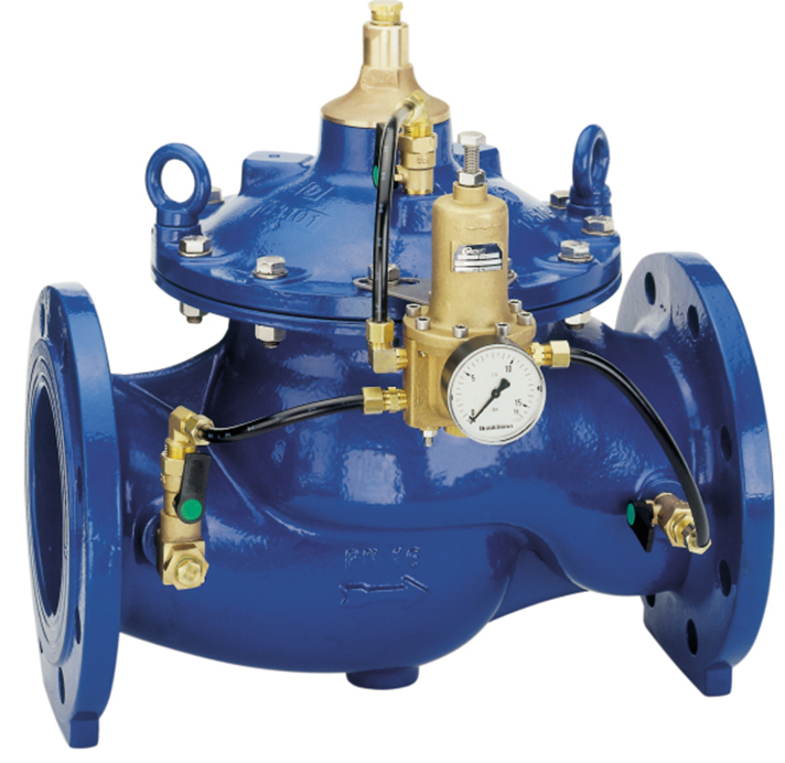 El regulador de presión Resideo Braukmann DR300 protege el sistema aguas abajo de una presión de suministro excesiva. Está diseñado principalmente para grandes cantidades de agua