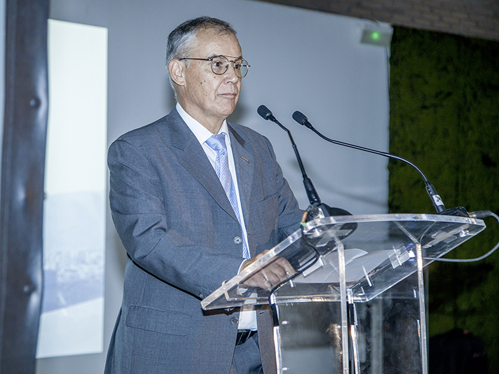 Emiliano Bernardo, presidente de Agremia, en el evento