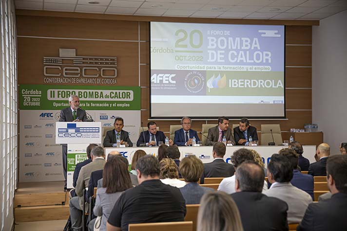 El II Foro de Bomba de Calor, bajo el título “Oportunidad para la formación y el empleo”, se celebra en Córdoba