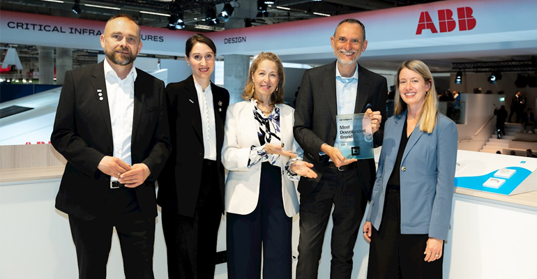 ABB lidera descargas BIM en electrónica y electricidad en los BIMobject Awards 2026