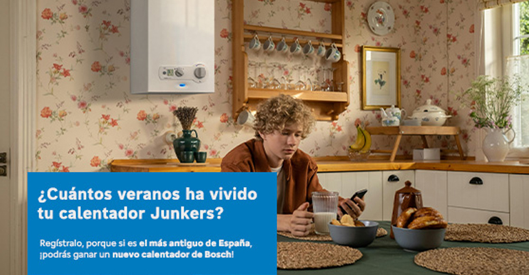 Calentador Junkers mas antiguo Bosch - Tecnoinstalacion