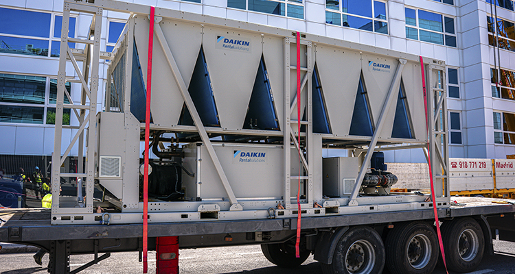 Daikin refuerza la climatización de un centro de datos de Nabiax en Madrid con una enfriadora temporal de 650 kW