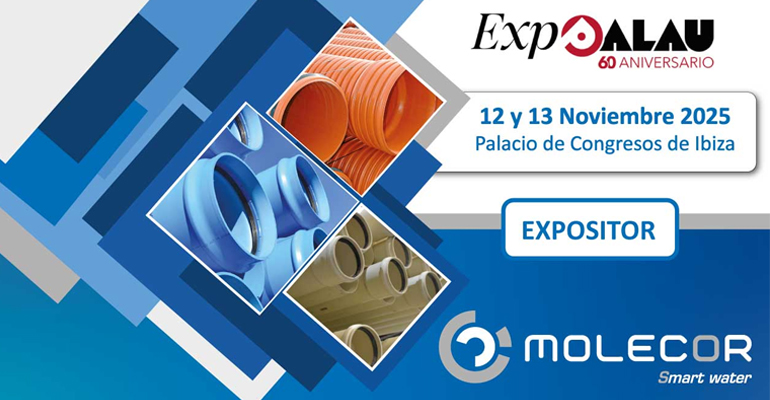 Molecor presentará sus soluciones para edificación, saneamiento y abastecimiento en la primera edición de Expo Palau 2025