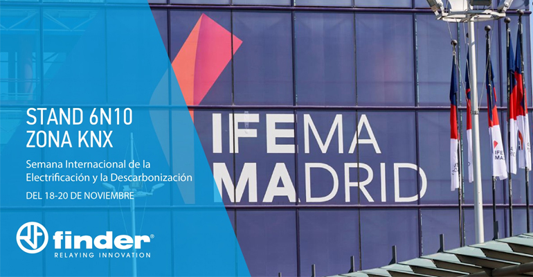 Finder presentará en Matelec 2025 sus soluciones KNX para automatización y eficiencia energética