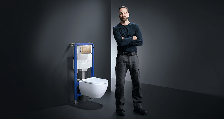 Geberit optimiza tiempos de instalación con su nueva Solución Completa para inodoros suspendidos