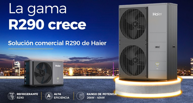 Bomba de calor R290 de hasta 40 kW