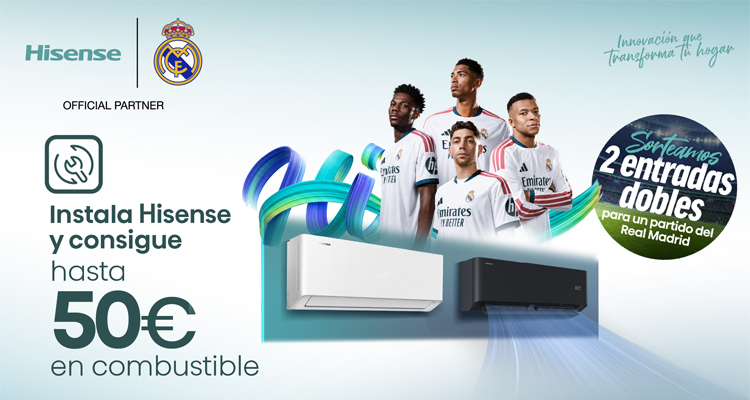 Hisense lanza una nueva campaña para premiar a sus instaladores con combustible y experiencias exclusivas en el Santiago Bernabéu