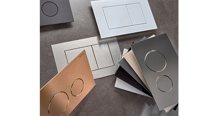 Geberit obtiene el iF Design Award 2025 por sus nuevos pulsadores Sigma40 y serie 40 para urinarios