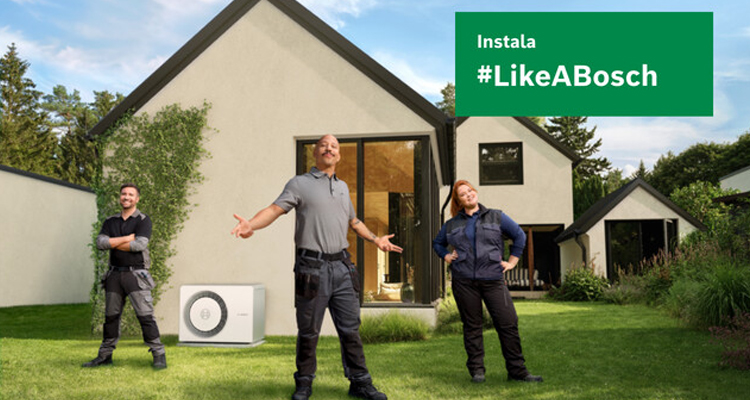 Bosch Home Comfort lanza Instala #LikeABosch para reforzar el soporte a instaladores