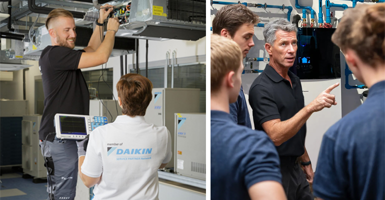 Nueva Plataforma de Formación Daikin para instaladores: planes mixtos Altherma 3 y 4