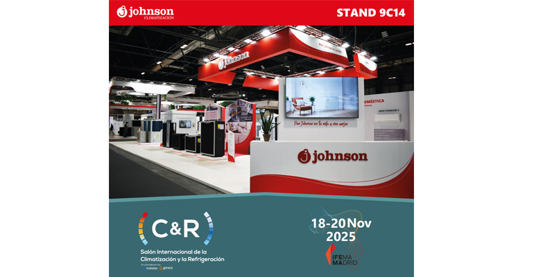 Johnson presentará en C&R 2025 sus soluciones de climatización eficiente con gas R290