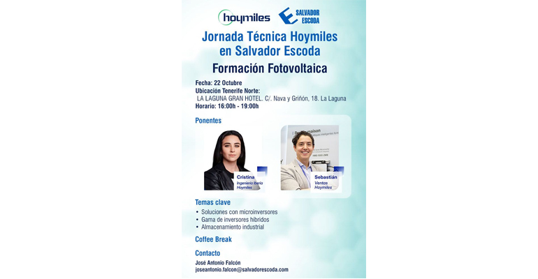 Salvador Escoda celebra en Tenerife una jornada técnica sobre autoconsumo fotovoltaico y descarbonización
