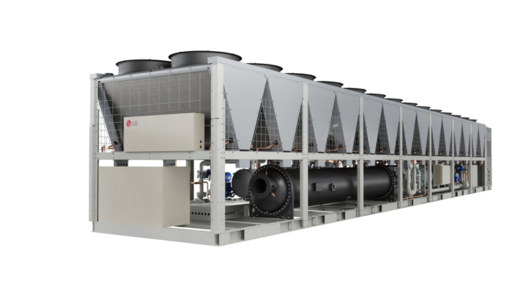 Enfriadora centrífuga de hasta 2.100 kW para refrigerar centros de datos de inteligencia artificial
