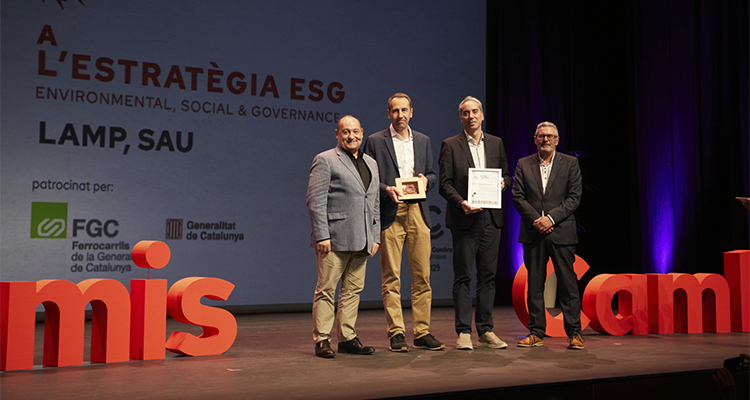 Lamp recibe el Premio Cambra 2025 por su integración de criterios ESG en la estrategia empresarial