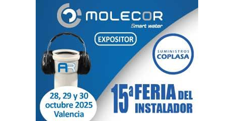 Molecor presenta sus soluciones sostenibles en la 15ª Feria del Instalador de Coplasa